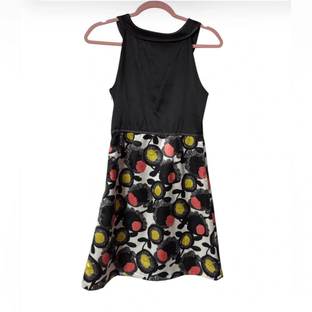 Emmelee for F.C. Black and Floral Kids Dress (TXA936)‎